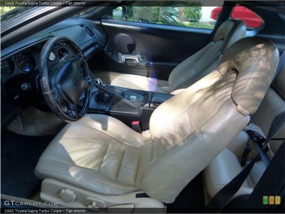 Tan 1993 Toyota Supra Interiors