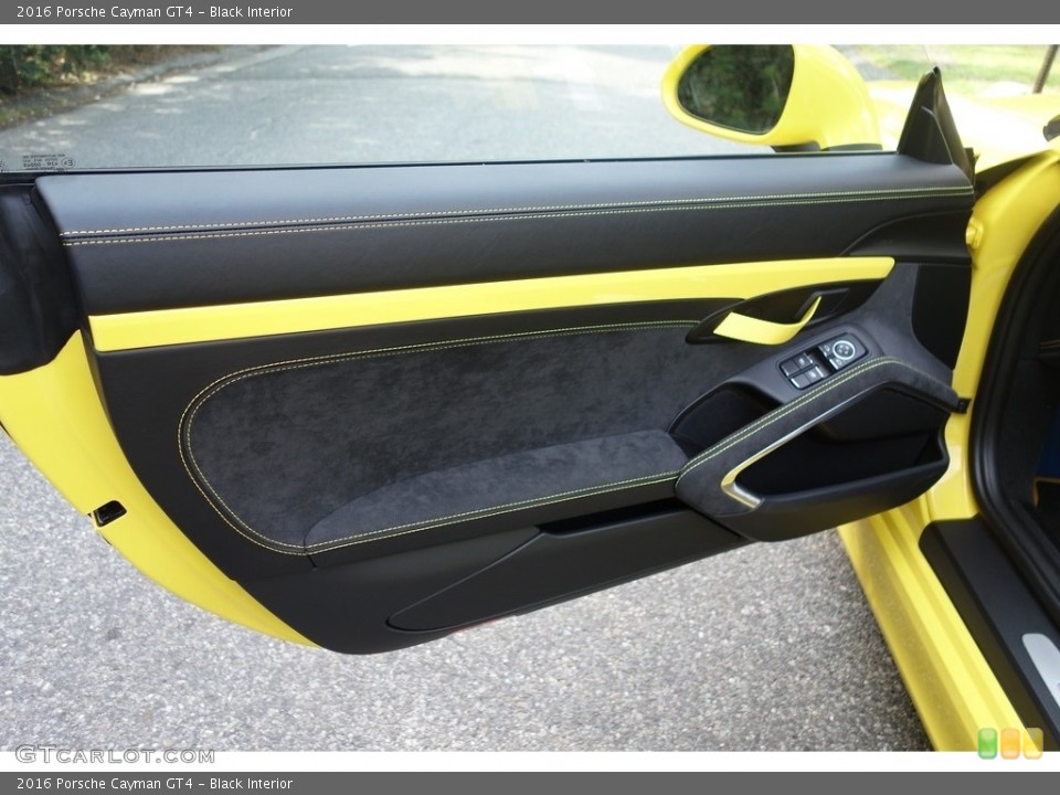 Black Interior Door Panel for the 2016 Porsche Cayman GT4 #112886628