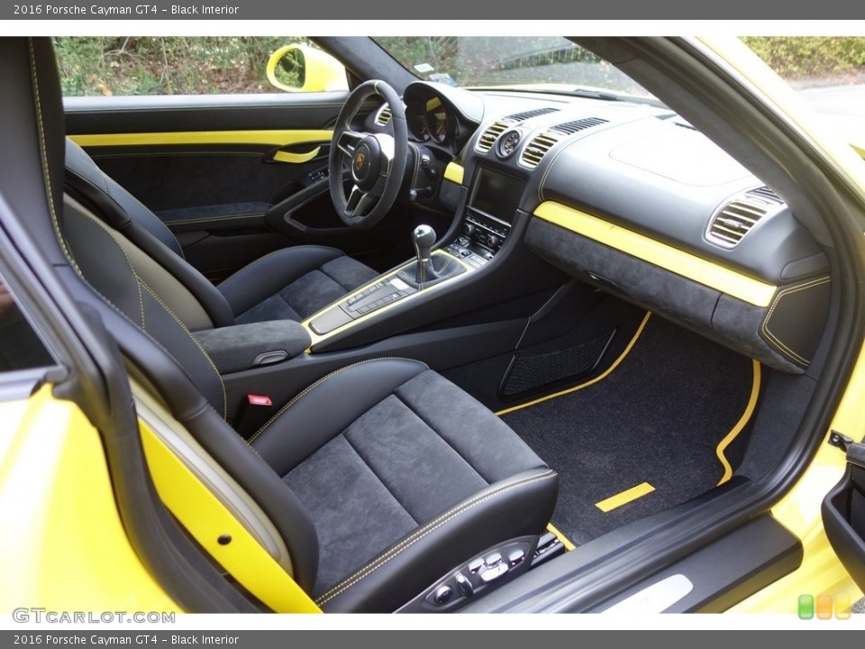 Black Interior Front Seat for the 2016 Porsche Cayman GT4 #112886658