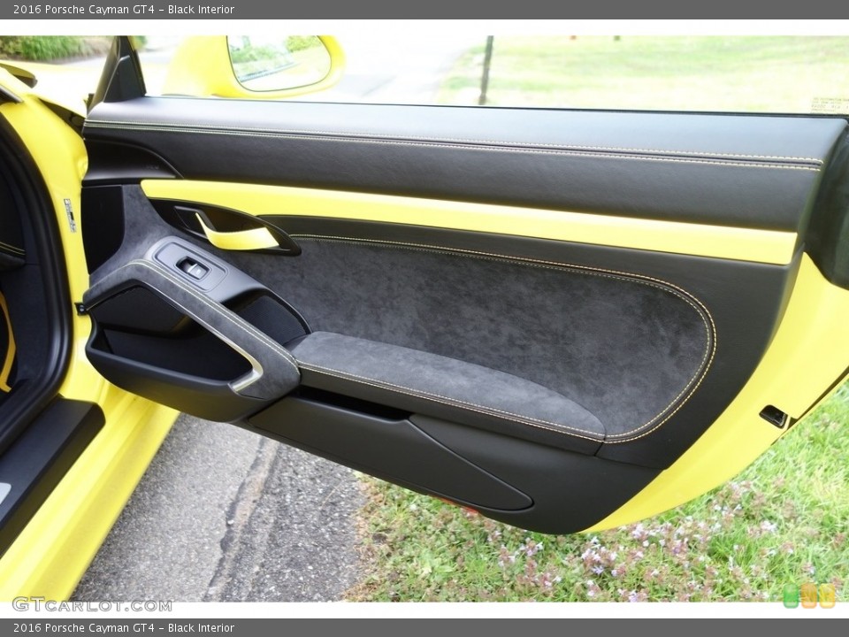 Black Interior Door Panel for the 2016 Porsche Cayman GT4 #112886733