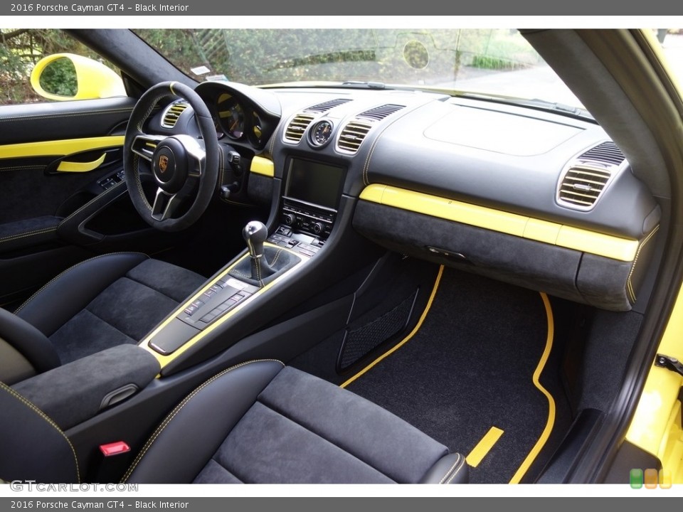 Black Interior Dashboard for the 2016 Porsche Cayman GT4 #112886757