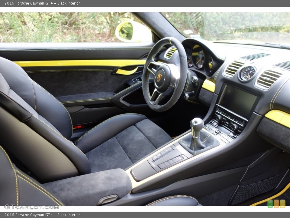 Black Interior Front Seat for the 2016 Porsche Cayman GT4 #112886805