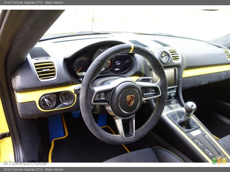 Black Interior Steering Wheel for the 2016 Porsche Cayman GT4 #112886925