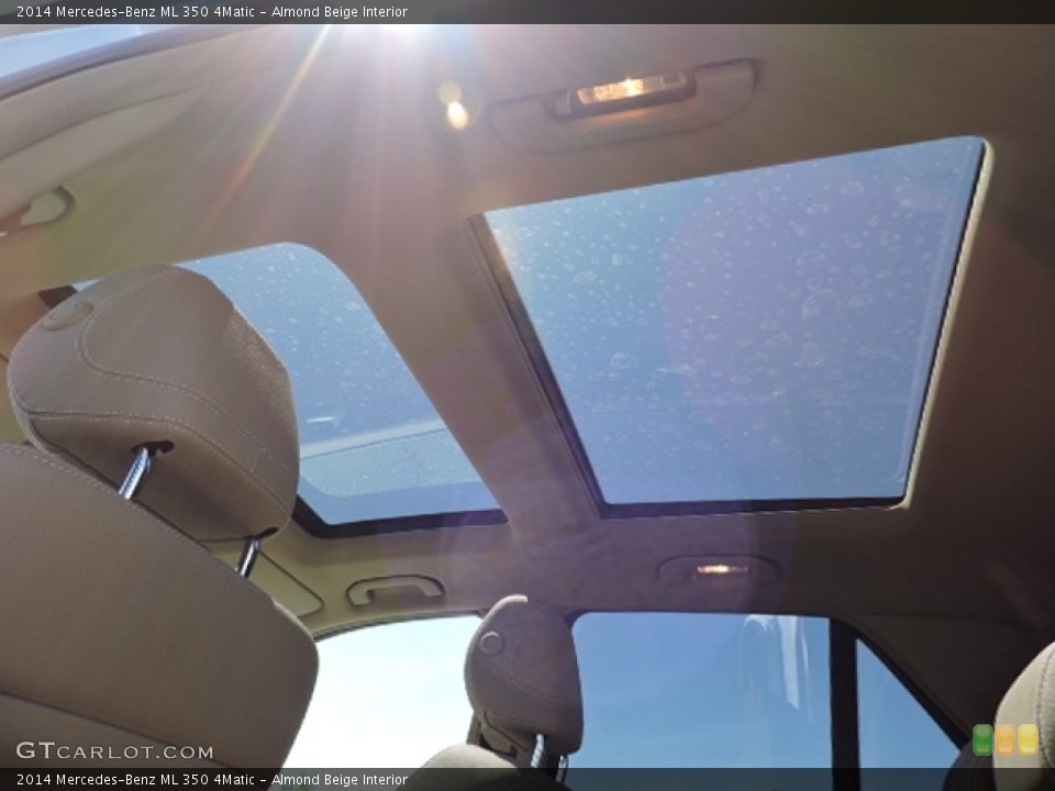 Almond Beige Interior Sunroof for the 2014 Mercedes-Benz ML 350 4Matic #112887986