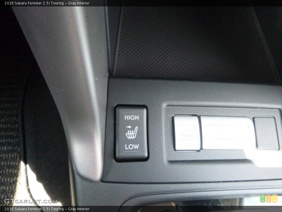 Gray Interior Controls for the 2016 Subaru Forester 2.5i Touring #112892268