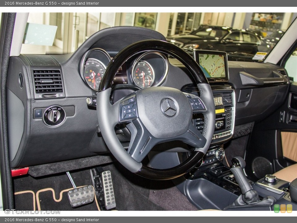 designo Sand Interior Dashboard for the 2016 Mercedes-Benz G 550 #112907224