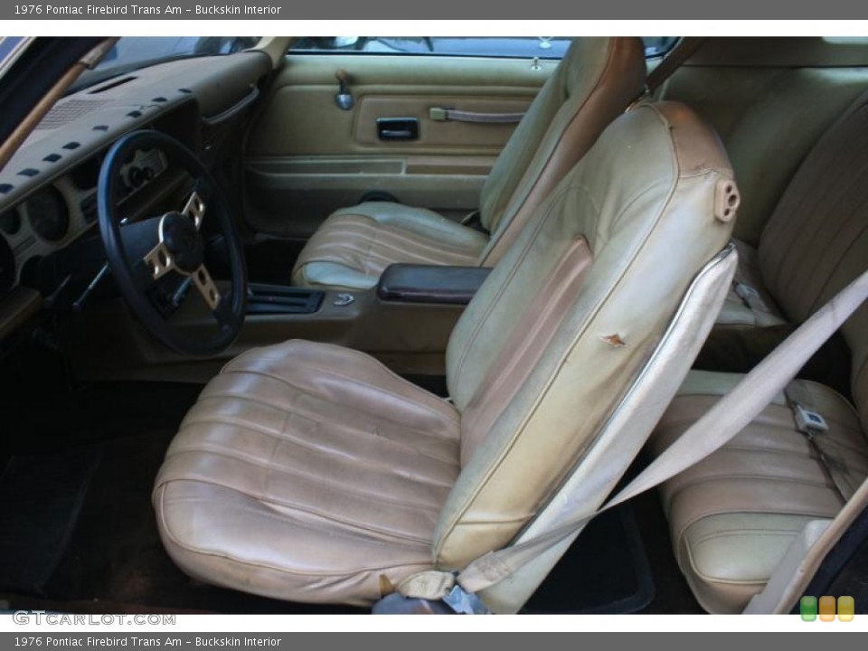 Buckskin Interior Front Seat for the 1976 Pontiac Firebird Trans Am #112908772