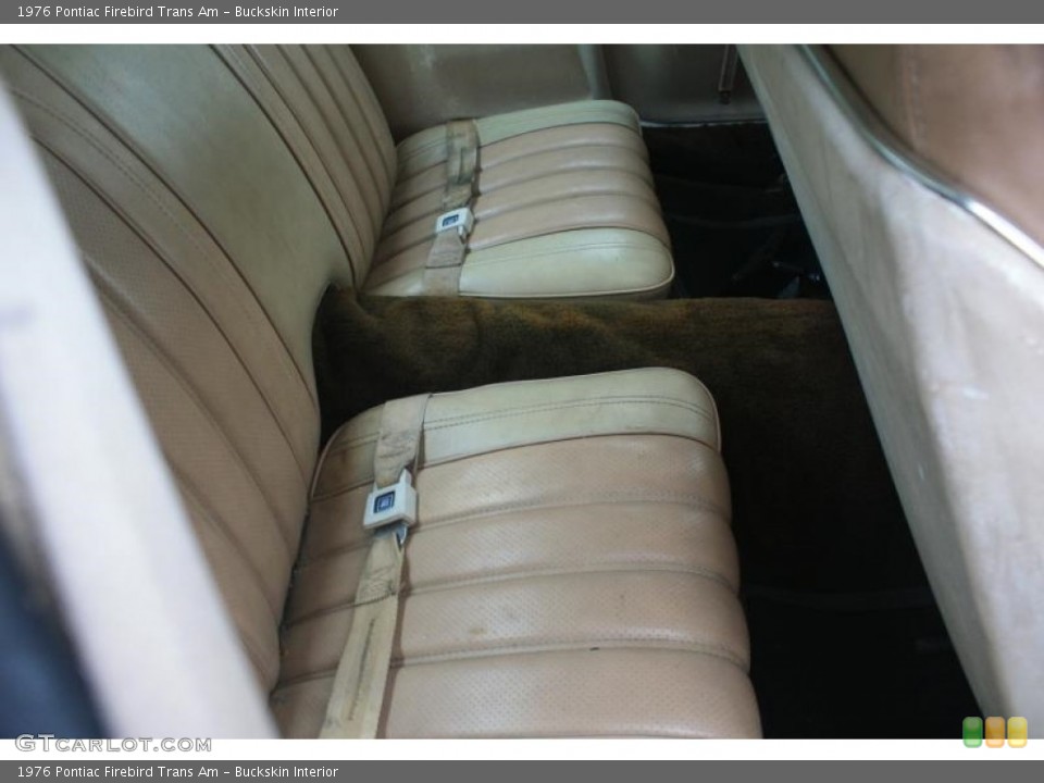 Buckskin Interior Rear Seat for the 1976 Pontiac Firebird Trans Am #112908871