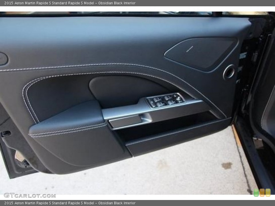 Obsidian Black Interior Door Panel for the 2015 Aston Martin Rapide S  #112921380