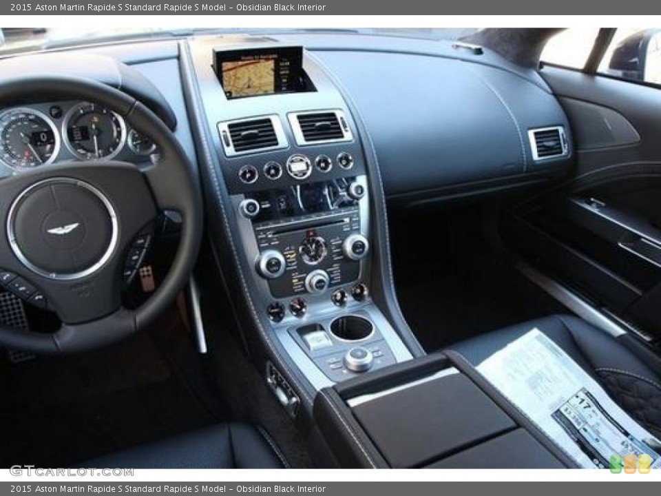 Obsidian Black Interior Dashboard for the 2015 Aston Martin Rapide S  #112921437