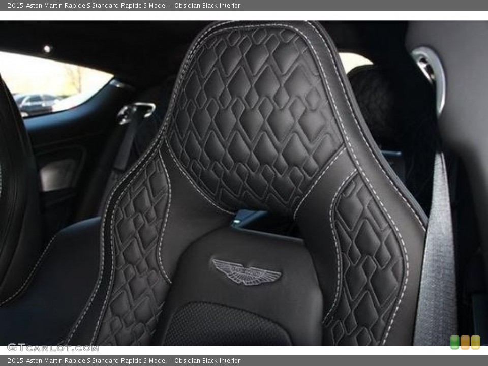 Obsidian Black Interior Front Seat for the 2015 Aston Martin Rapide S  #112921470