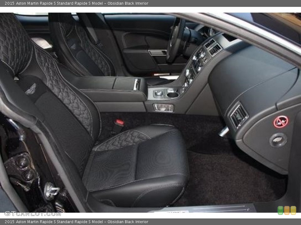 Obsidian Black 2015 Aston Martin Rapide S Interiors