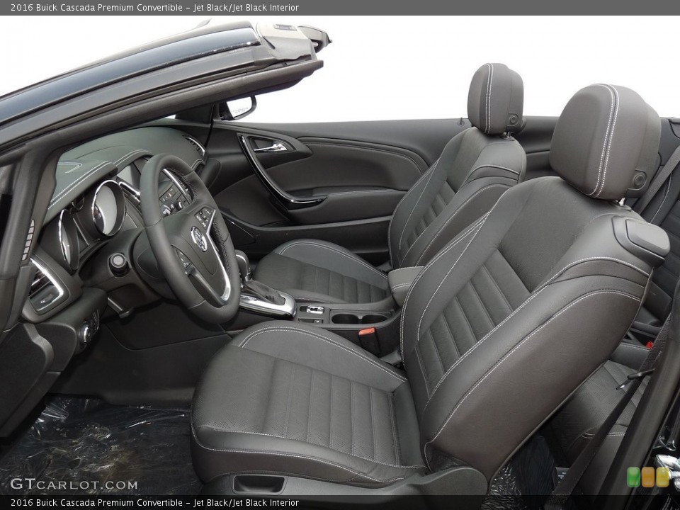 Jet Black/Jet Black Interior Front Seat for the 2016 Buick Cascada Premium Convertible #112923393
