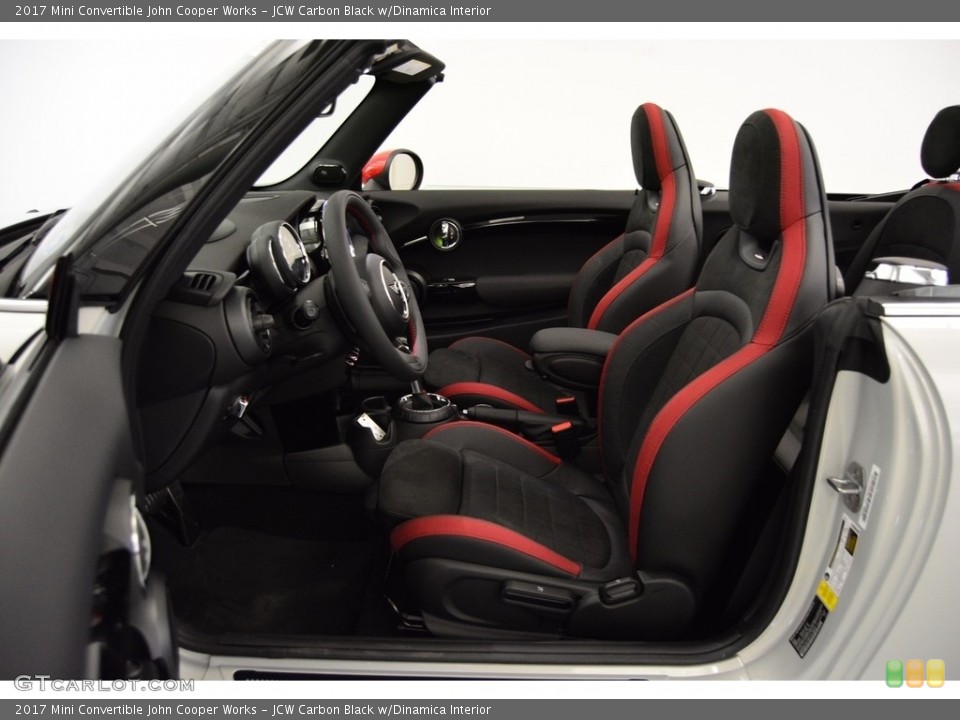 JCW Carbon Black w/Dinamica Interior Front Seat for the 2017 Mini Convertible John Cooper Works #112925367