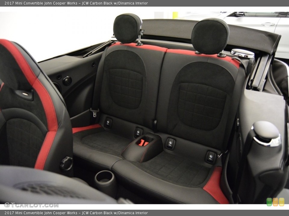 JCW Carbon Black w/Dinamica Interior Rear Seat for the 2017 Mini Convertible John Cooper Works #112925415