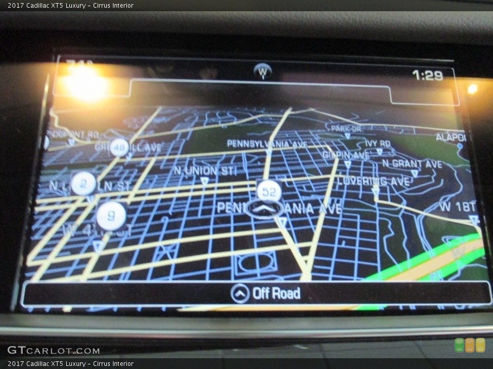 Cirrus Interior Navigation for the 2017 Cadillac XT5 Luxury #112934925