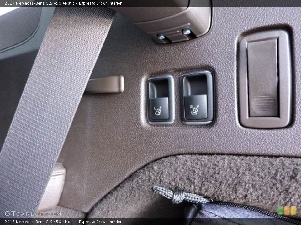 Espresso Brown Interior Controls for the 2017 Mercedes-Benz GLS 450 4Matic #112944894