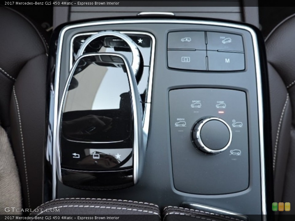 Espresso Brown Interior Controls for the 2017 Mercedes-Benz GLS 450 4Matic #112944957