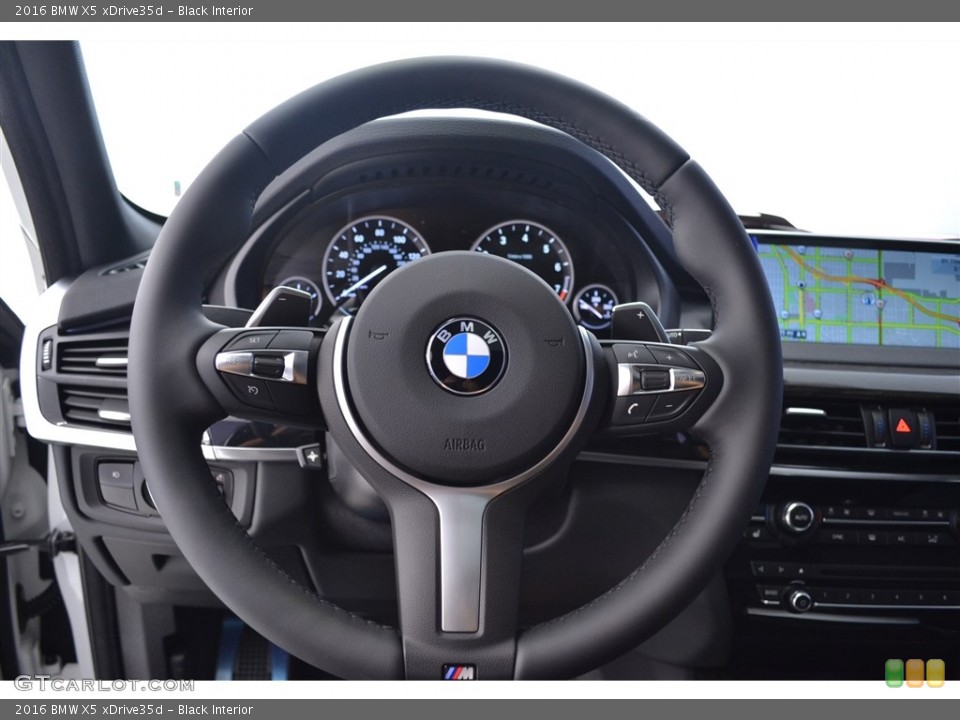Black Interior Steering Wheel for the 2016 BMW X5 xDrive35d #112946520