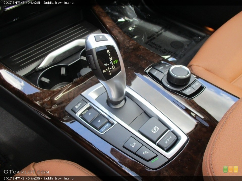 Saddle Brown Interior Transmission for the 2017 BMW X3 xDrive28i #112952283