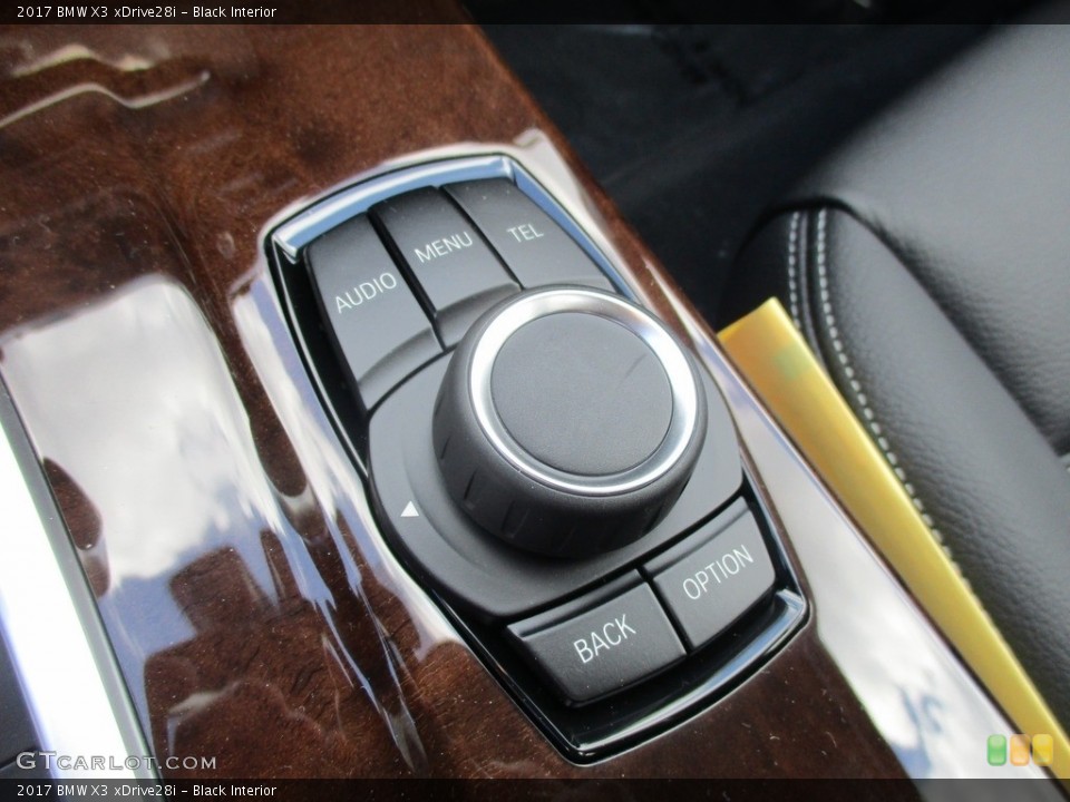 Black Interior Controls for the 2017 BMW X3 xDrive28i #112952883