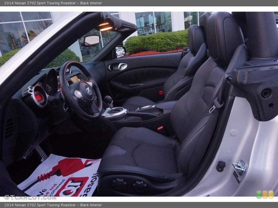 Black Interior Front Seat for the 2014 Nissan 370Z Sport Touring Roadster #112972362