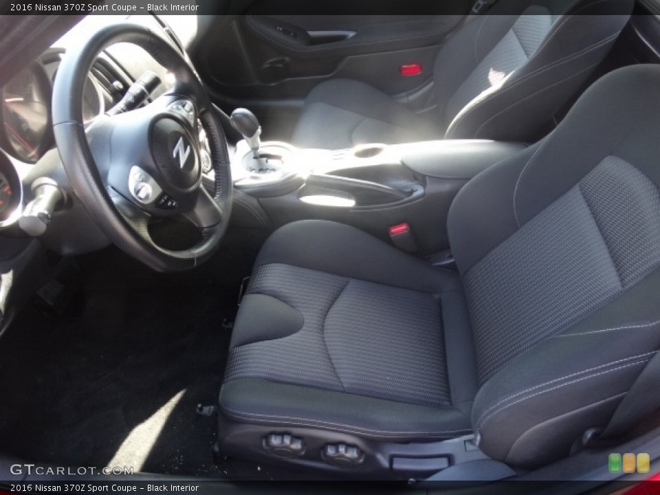 Black Interior Photo for the 2016 Nissan 370Z Sport Coupe #112988406
