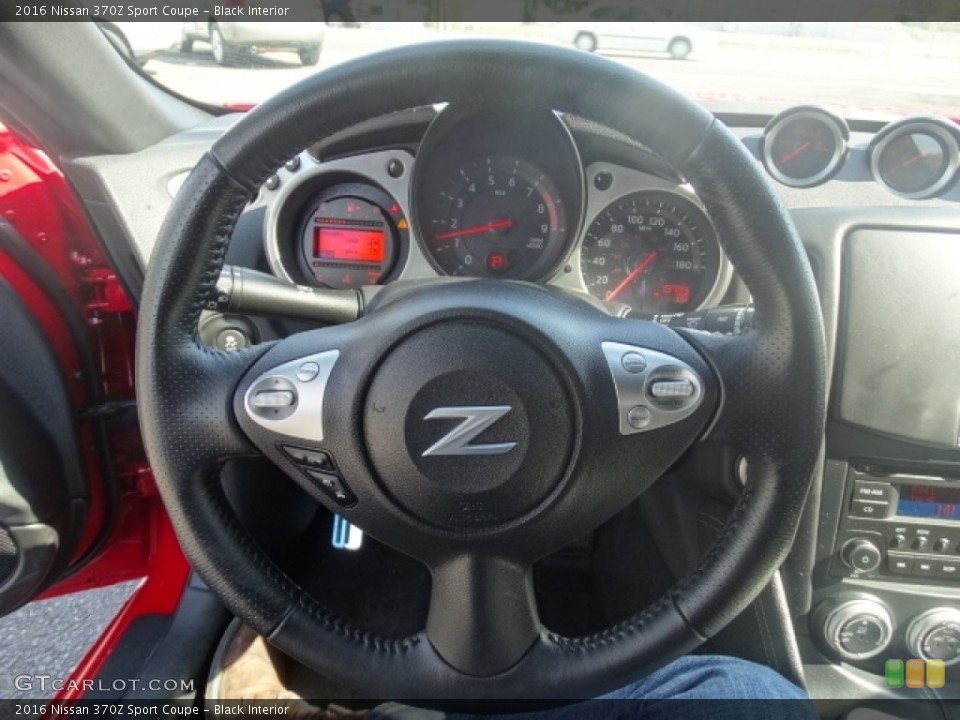 Black Interior Steering Wheel for the 2016 Nissan 370Z Sport Coupe #112988451