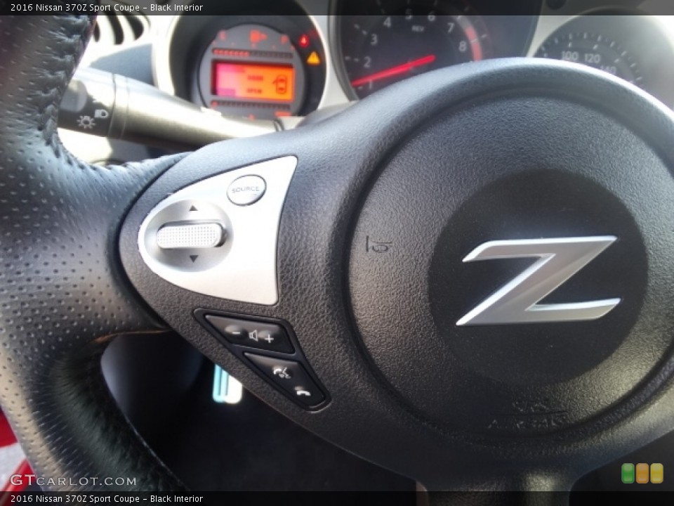 Black Interior Controls for the 2016 Nissan 370Z Sport Coupe #112988475