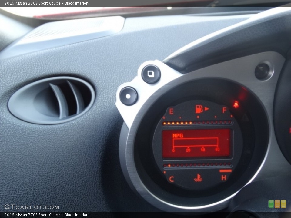 Black Interior Gauges for the 2016 Nissan 370Z Sport Coupe #112988544
