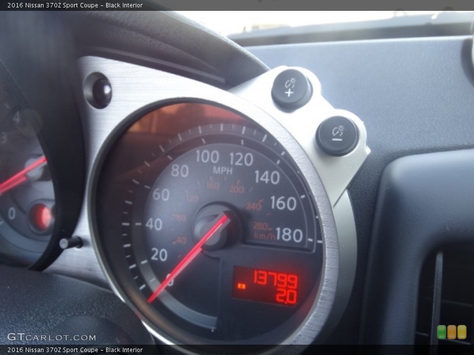 Black Interior Gauges for the 2016 Nissan 370Z Sport Coupe #112988559