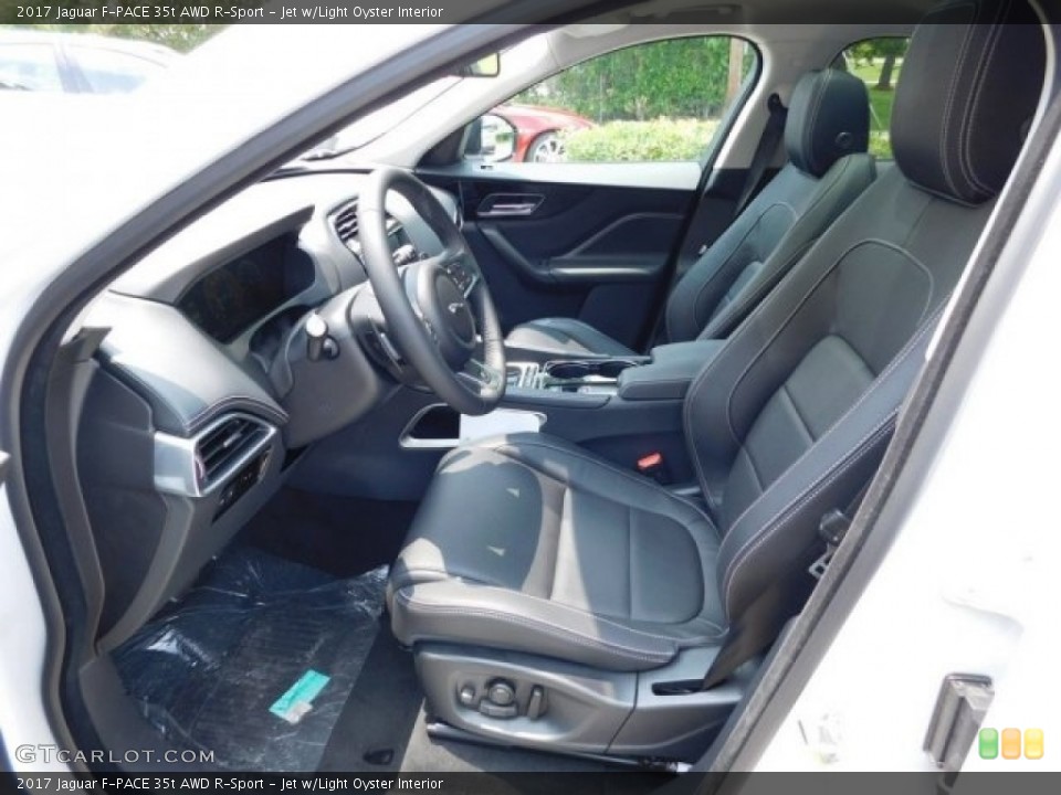 Jet w/Light Oyster Interior Photo for the 2017 Jaguar F-PACE 35t AWD R-Sport #113007220