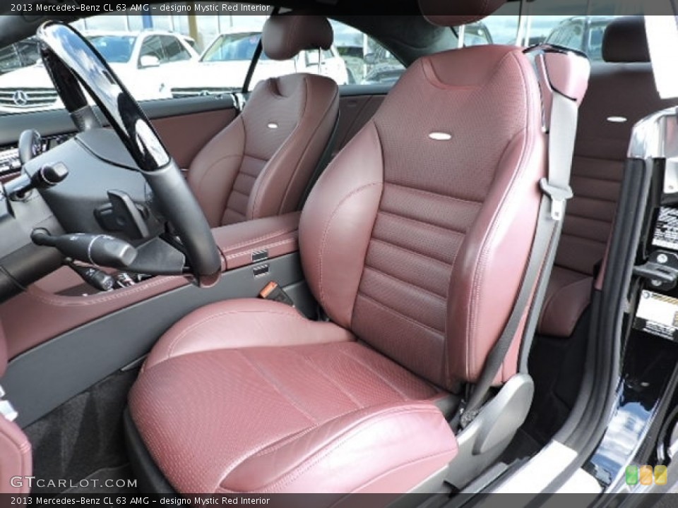 designo Mystic Red 2013 Mercedes-Benz CL Interiors