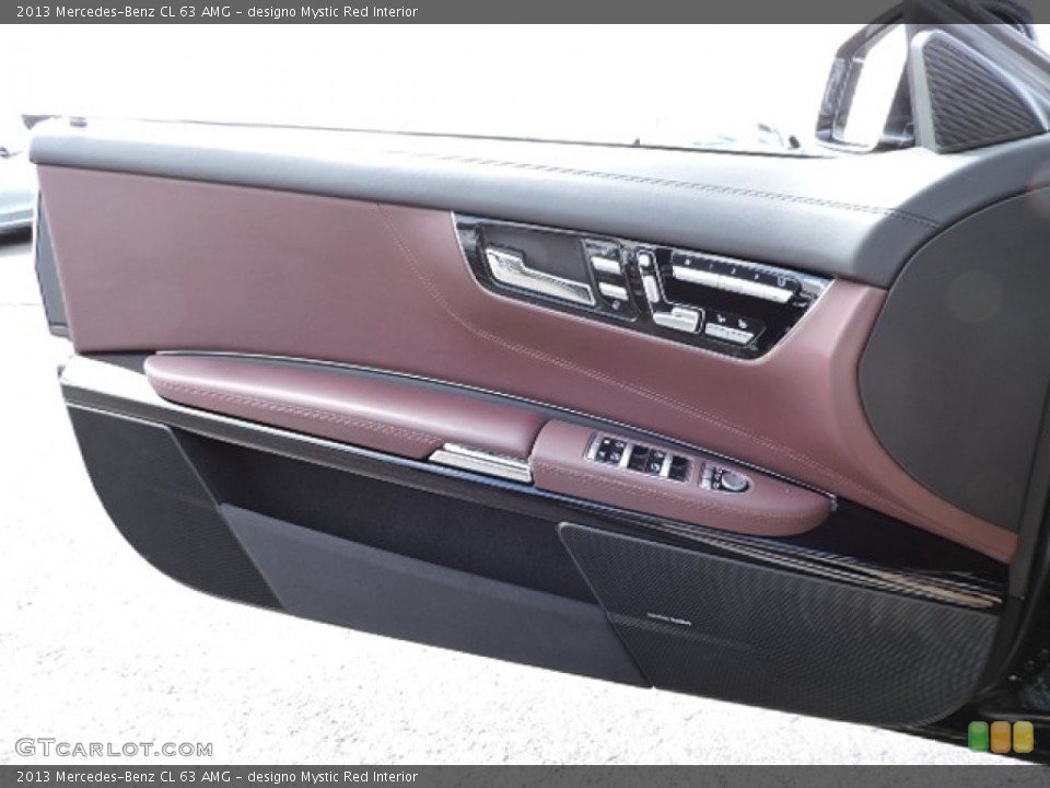 designo Mystic Red Interior Door Panel for the 2013 Mercedes-Benz CL 63 AMG #113008045