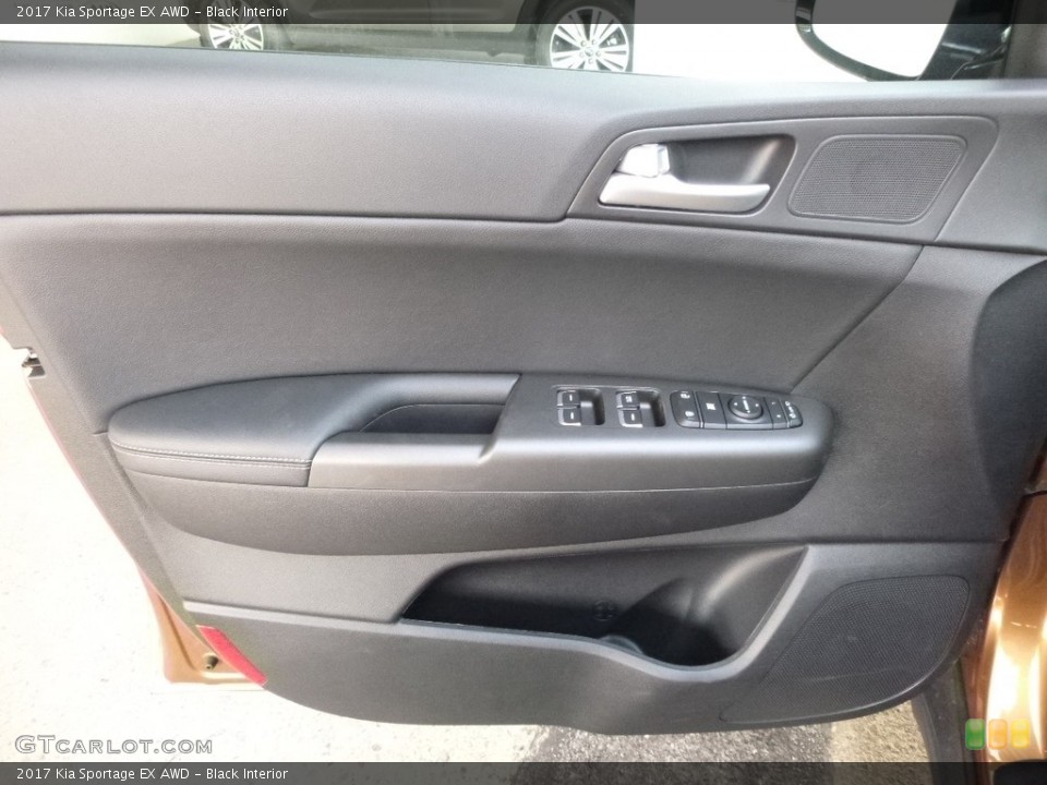 Black Interior Door Panel for the 2017 Kia Sportage EX AWD #113044638