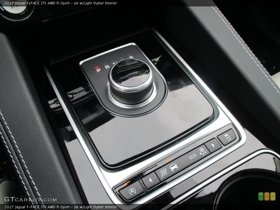 Jet w/Light Oyster Interior Transmission for the 2017 Jaguar F-PACE 35t AWD R-Sport #113065346