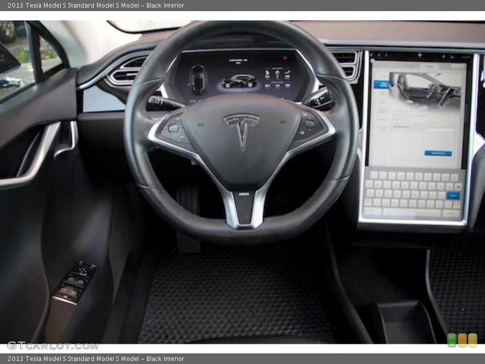 Black Interior Steering Wheel for the 2013 Tesla Model S  #113074022