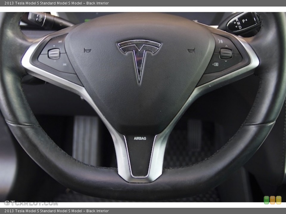 Black Interior Steering Wheel for the 2013 Tesla Model S  #113074172