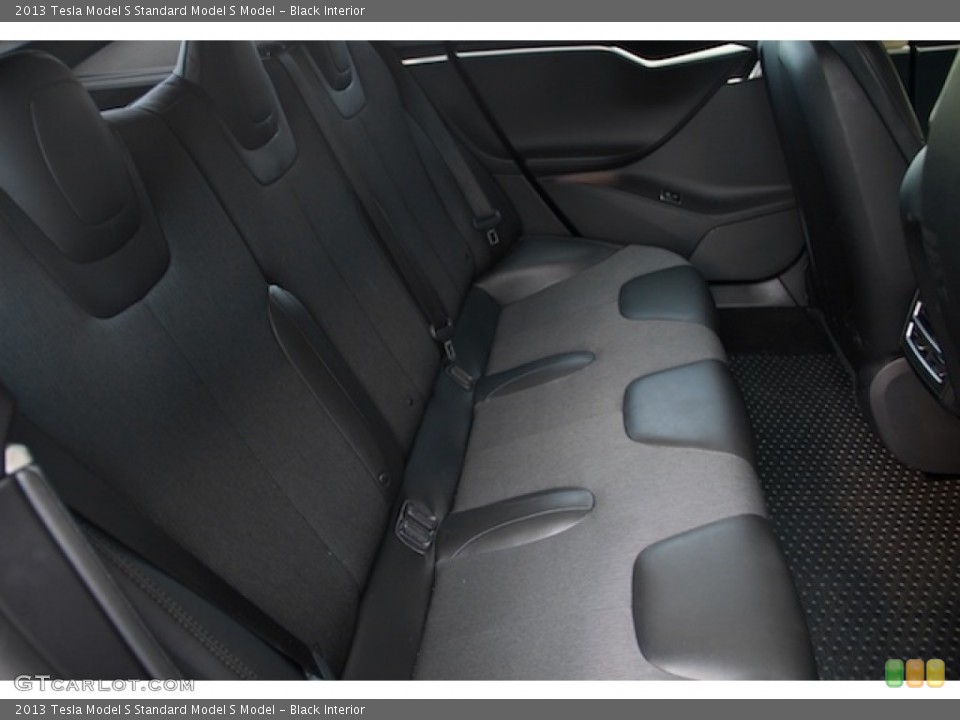 Black Interior Rear Seat for the 2013 Tesla Model S  #113074253