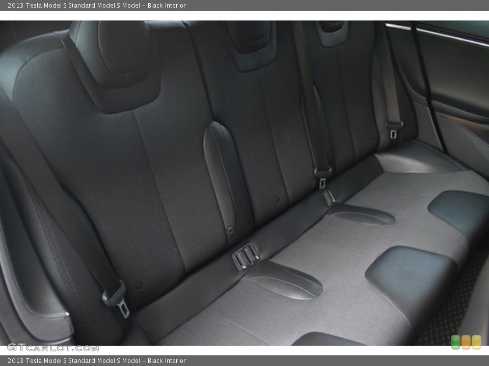 Black Interior Rear Seat for the 2013 Tesla Model S  #113074266