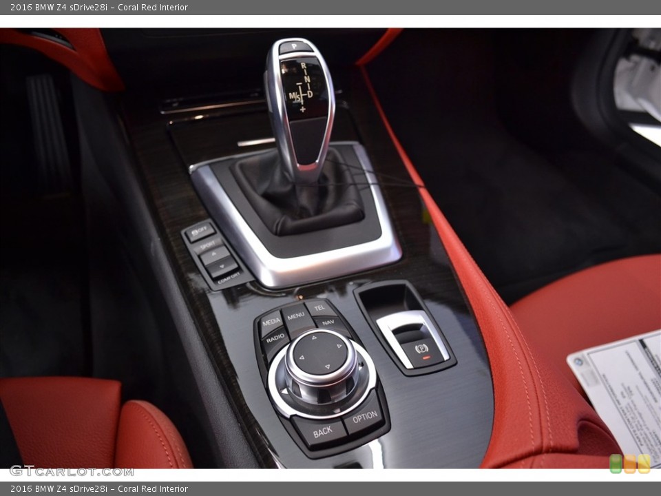 Coral Red Interior Transmission for the 2016 BMW Z4 sDrive28i #113074373