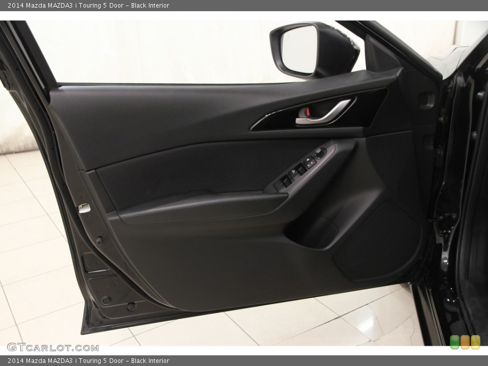 Black Interior Door Panel for the 2014 Mazda MAZDA3 i Touring 5 Door #113077400