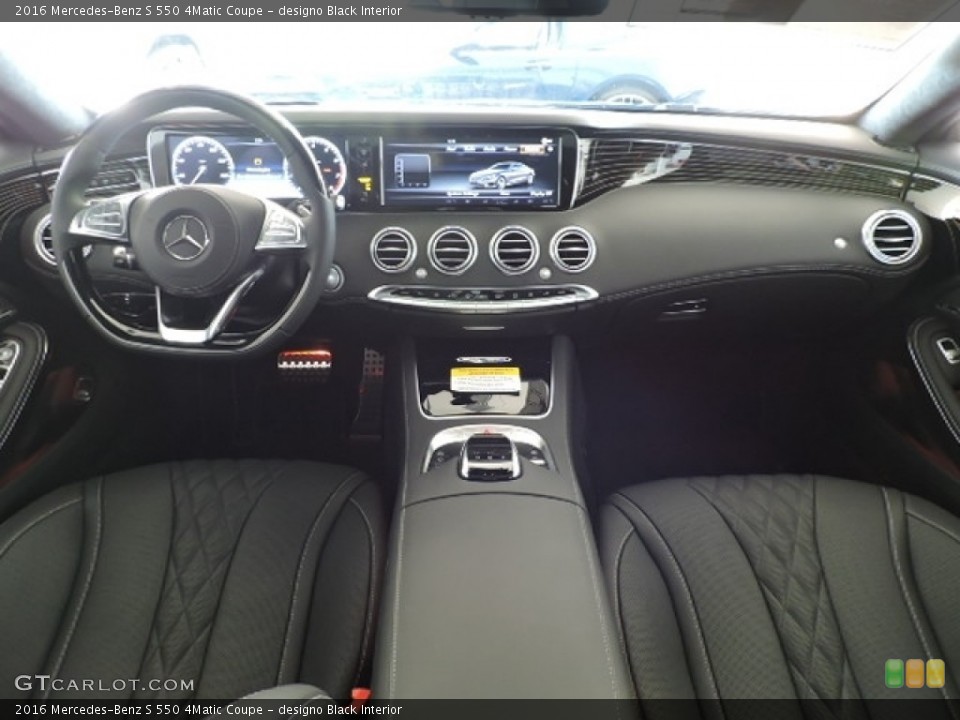 designo Black Interior Dashboard for the 2016 Mercedes-Benz S 550 4Matic Coupe #113092739