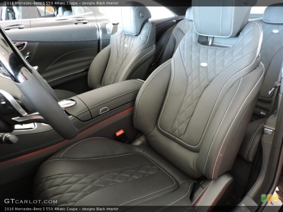 designo Black Interior Photo for the 2016 Mercedes-Benz S 550 4Matic Coupe #113092748