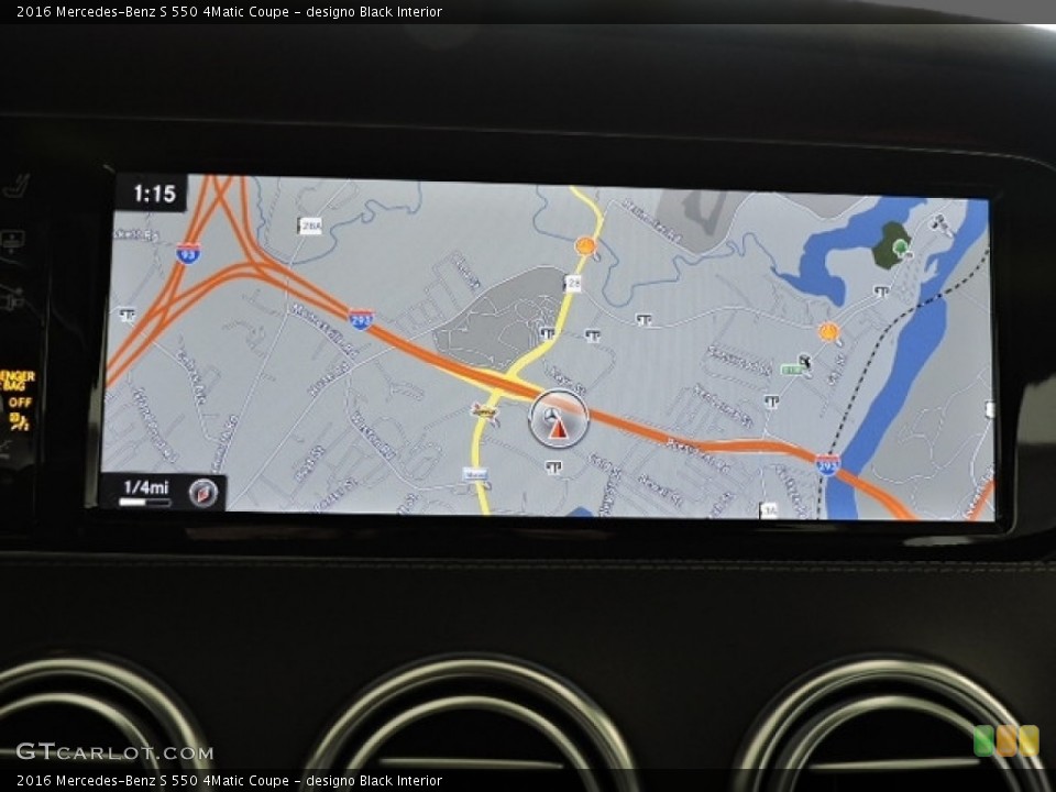 designo Black Interior Navigation for the 2016 Mercedes-Benz S 550 4Matic Coupe #113092781