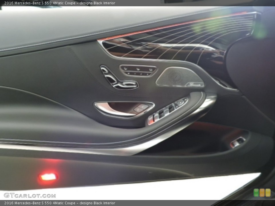 designo Black Interior Door Panel for the 2016 Mercedes-Benz S 550 4Matic Coupe #113092805