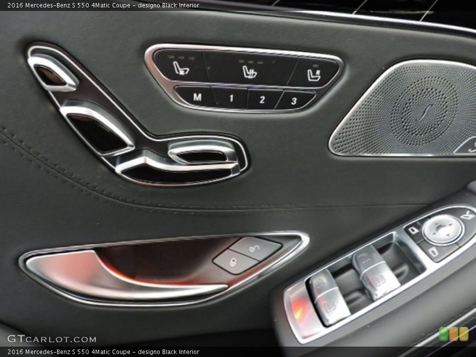 designo Black Interior Controls for the 2016 Mercedes-Benz S 550 4Matic Coupe #113092814
