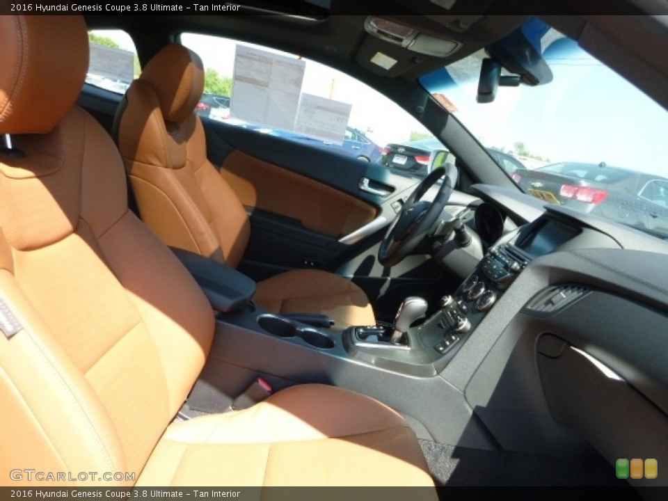 Tan Interior Front Seat for the 2016 Hyundai Genesis Coupe 3.8 Ultimate #113107756