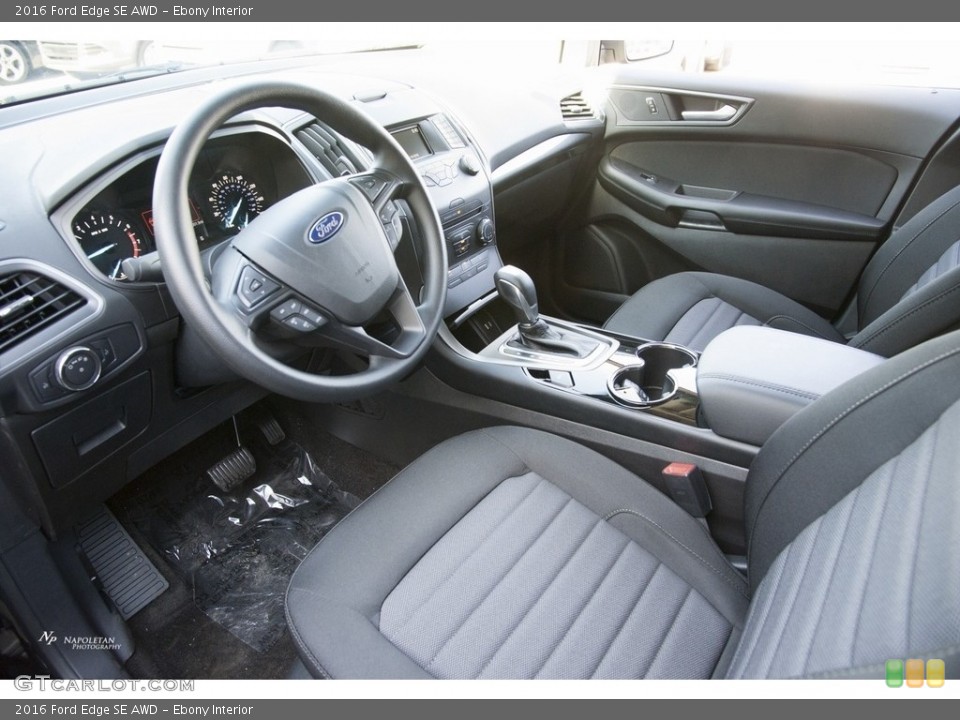 Ebony Interior Photo for the 2016 Ford Edge SE AWD #113116528