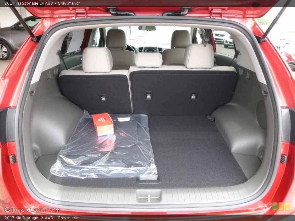 Gray Interior Trunk for the 2017 Kia Sportage LX AWD #113122991